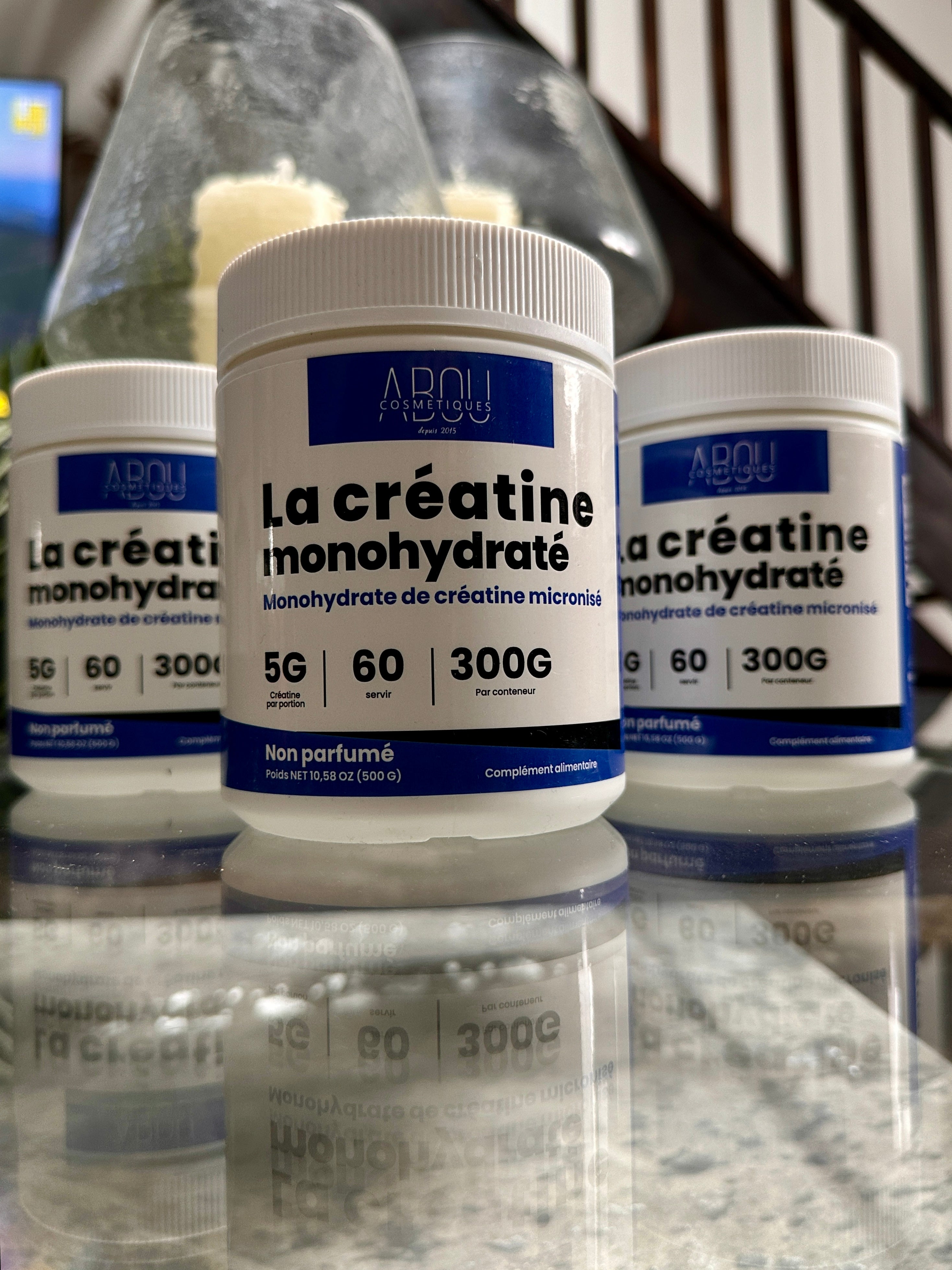 Créatine Monohydrate - 300g Force, Énergie & Récupération Musculaire