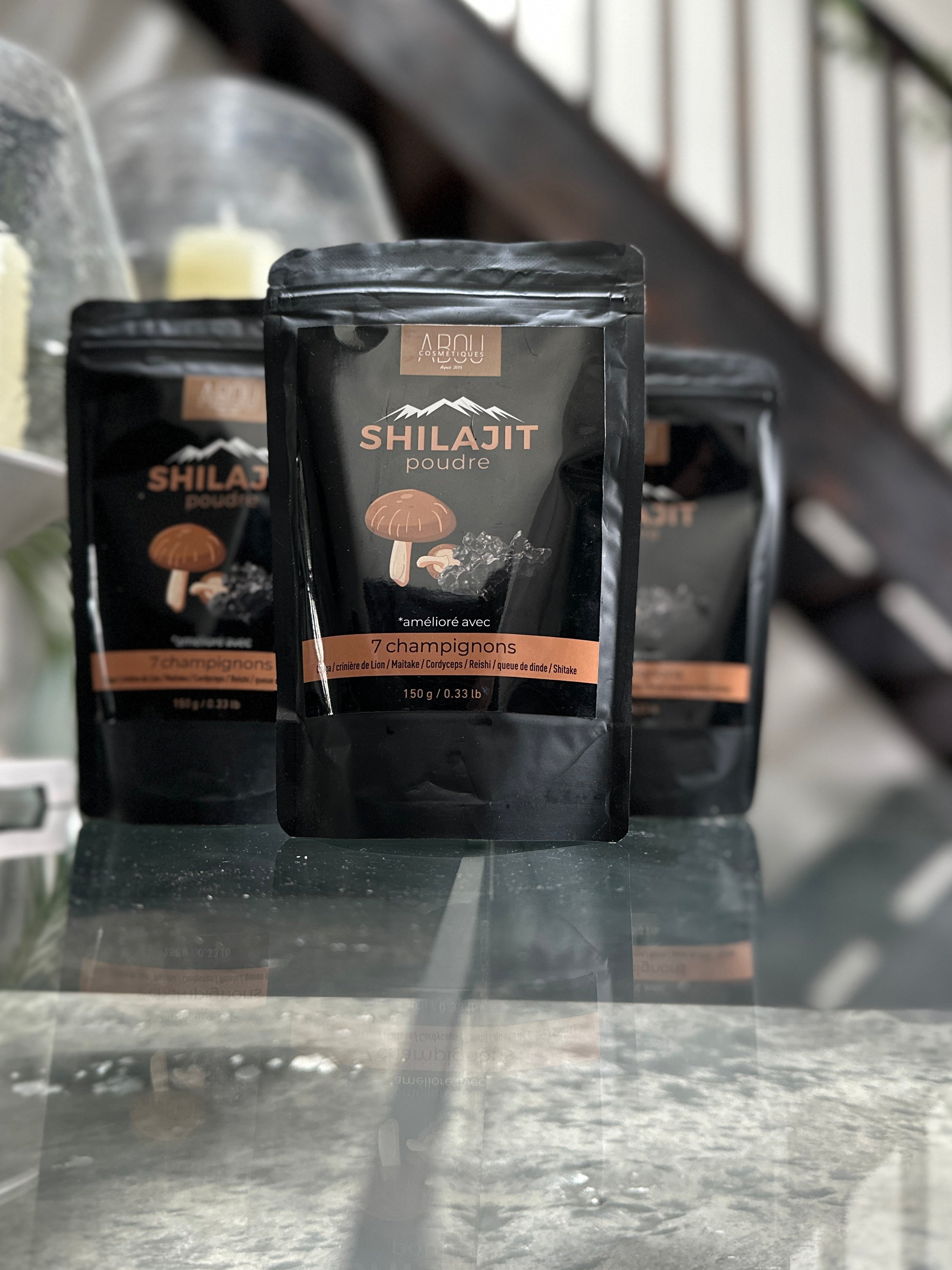 Poudre Shilajit + 7 champignons