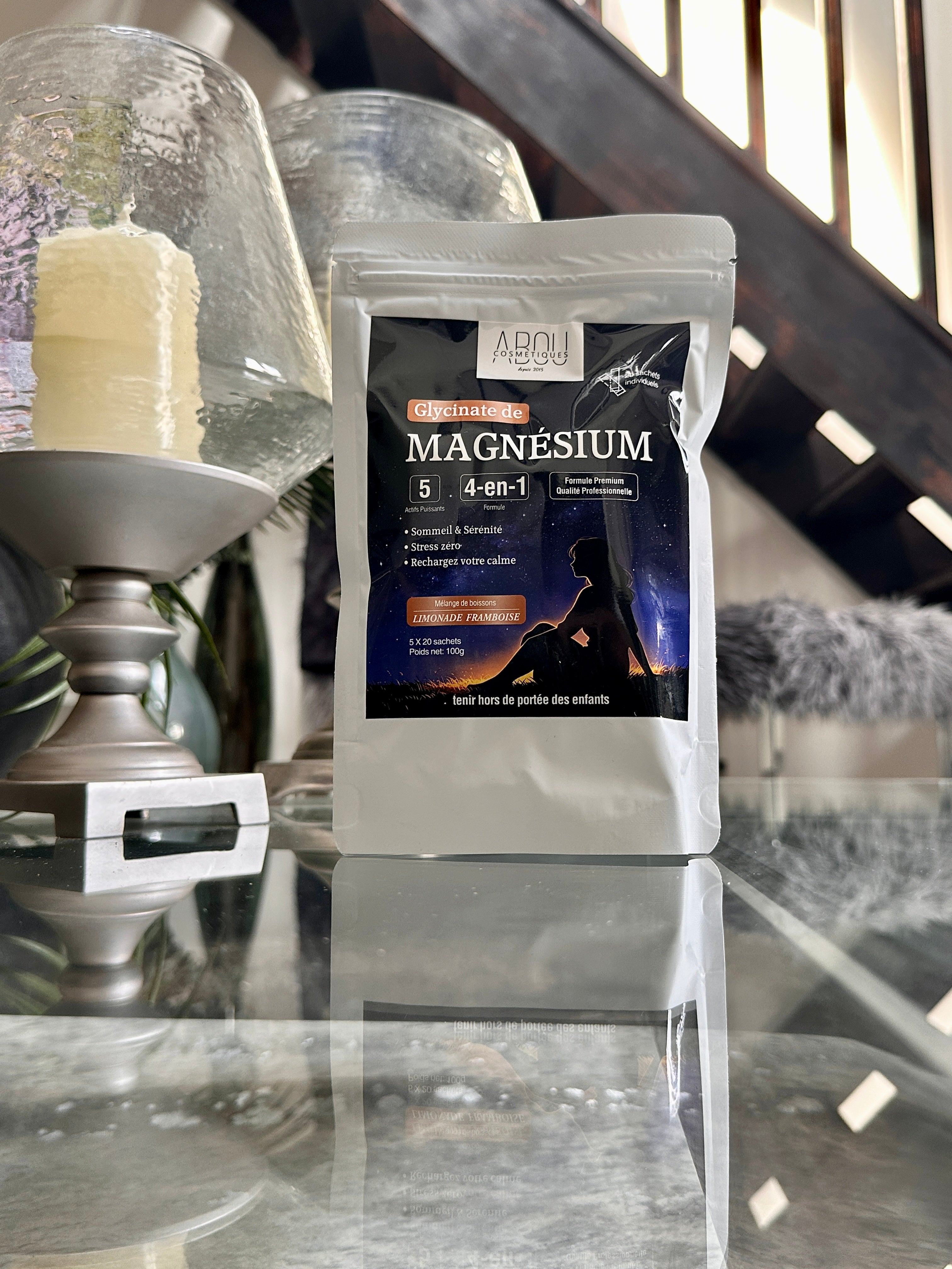 Magnésium Glycinate 4-en-1 | Sommeil & Sérénité