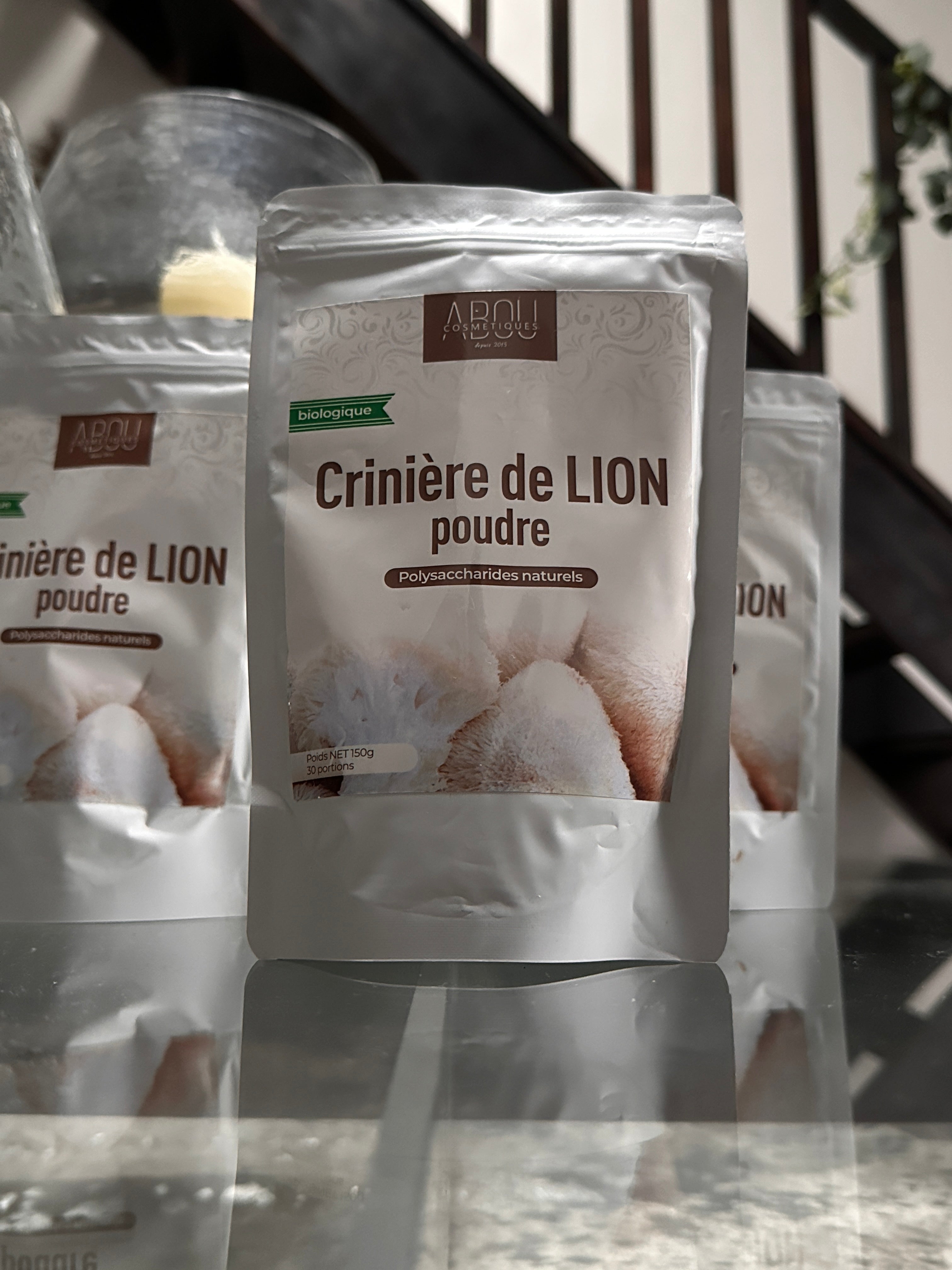 Poudre lion’s mane Cosmetiques Abou