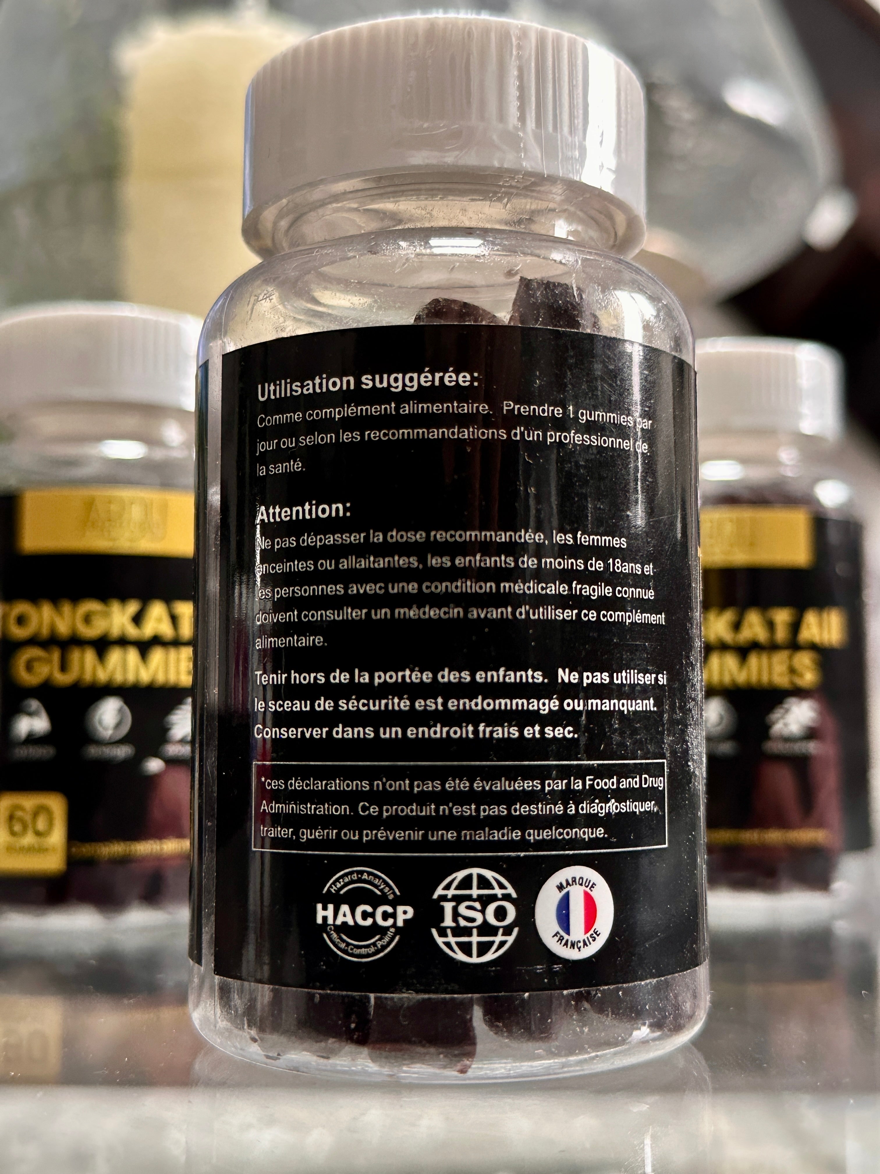 Gummies Tongkat Ali Cosmétiques Abou