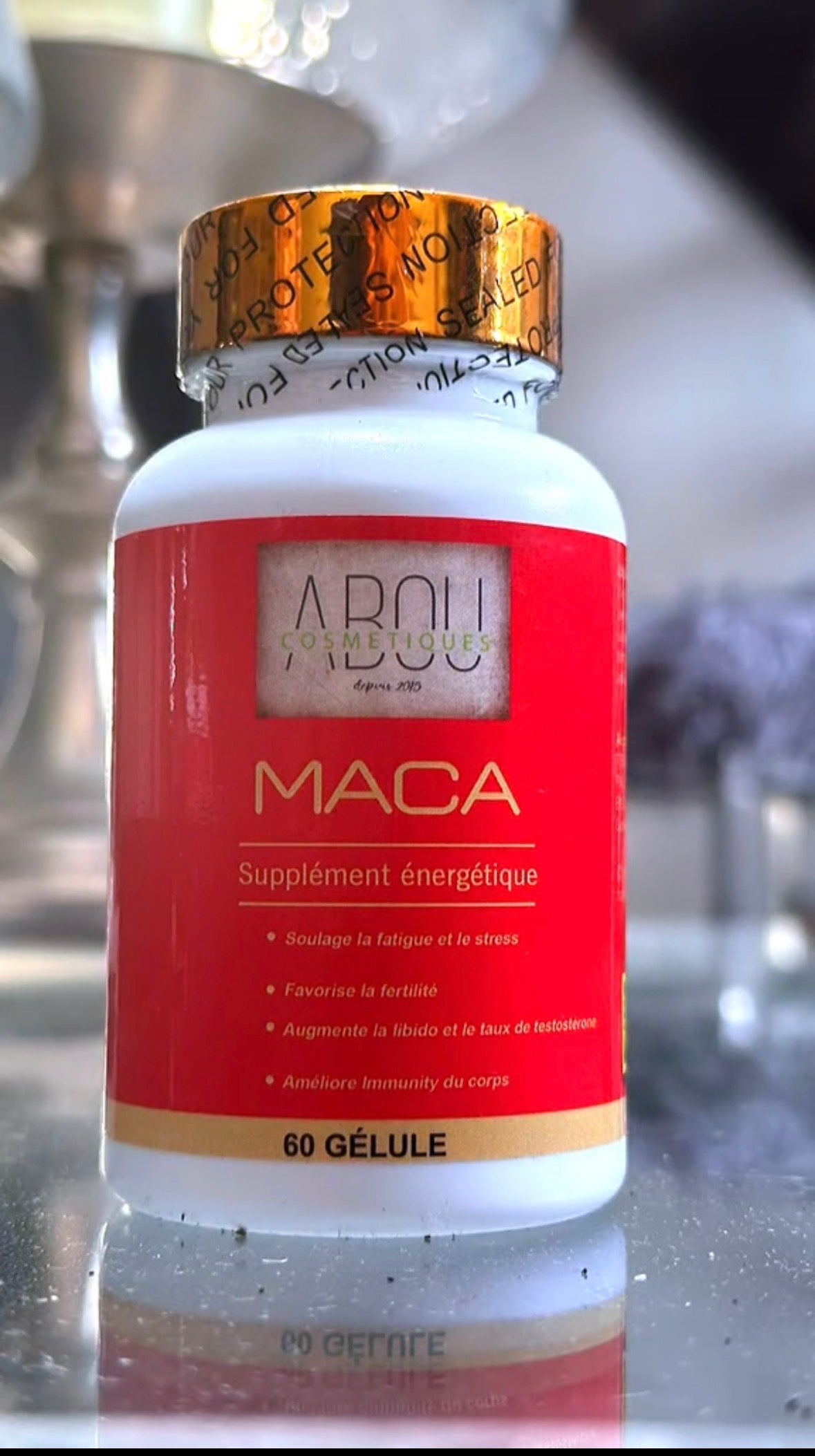 Gélules Maca rouge
